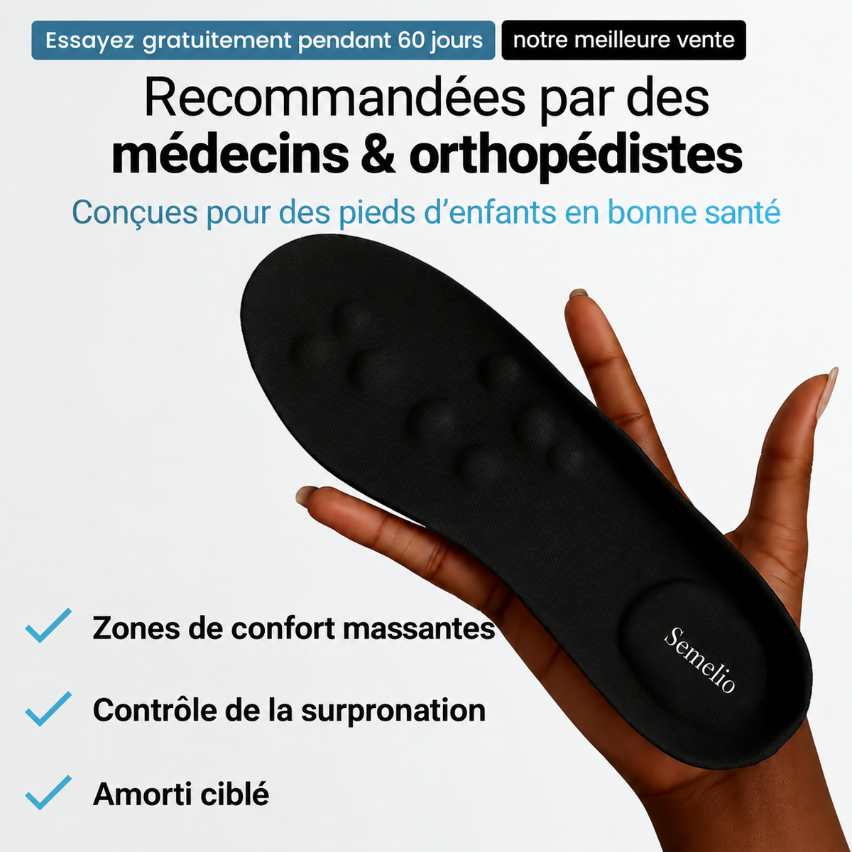 Semelio — Semelle orthopédique enfant