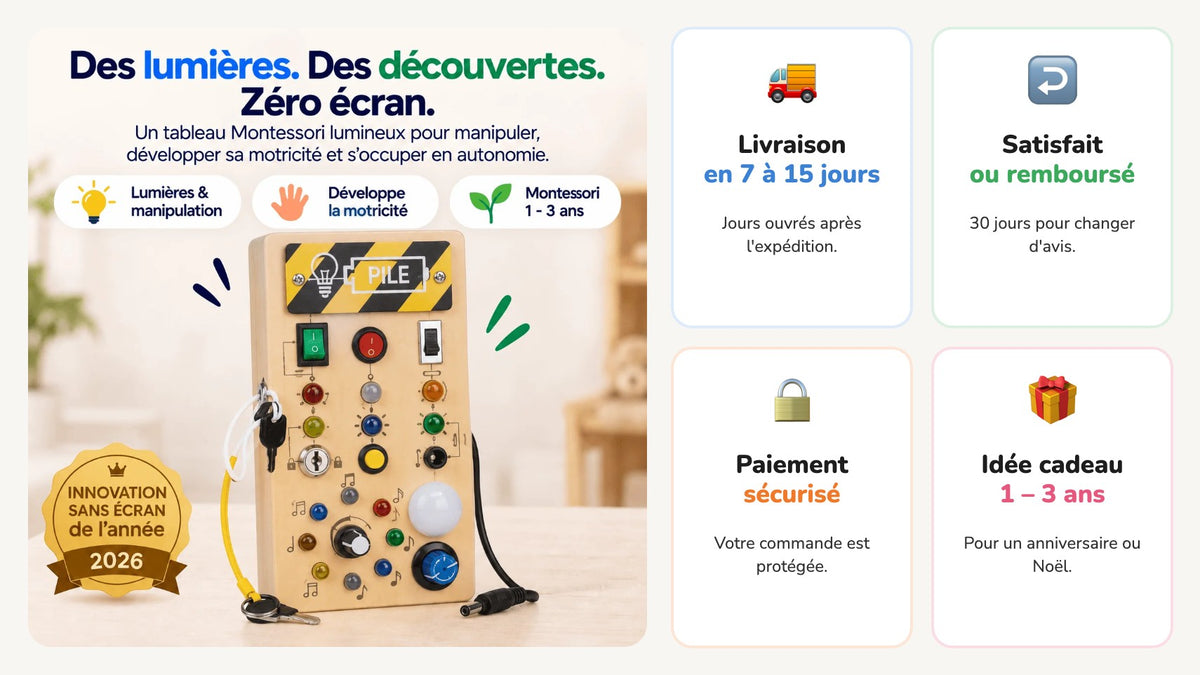 Livraison, remboursement, paiement sécurisé