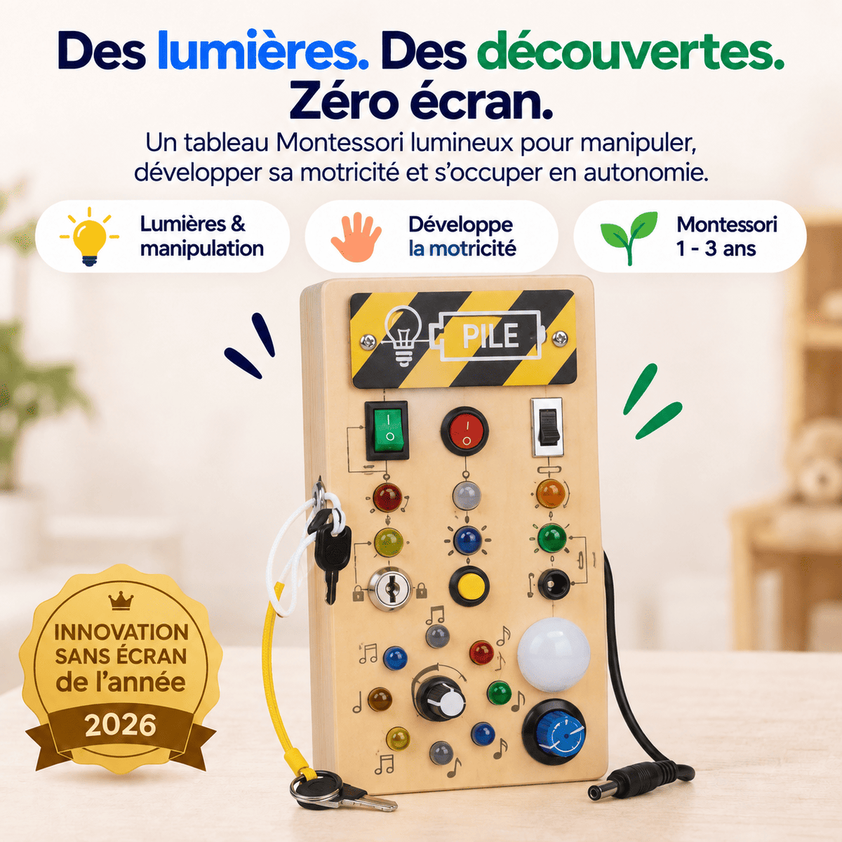 Tableau d’activités lumineux — visuel principal